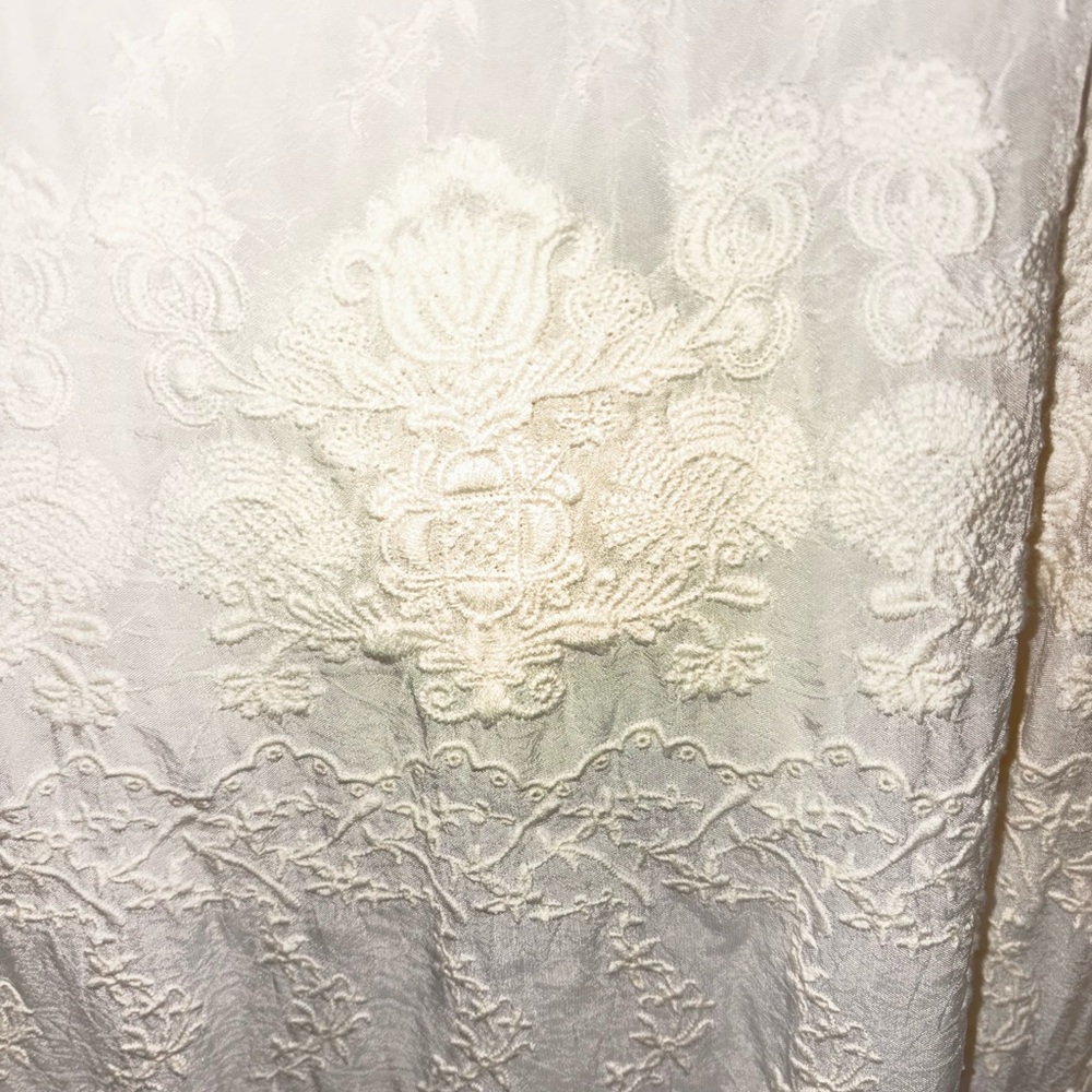 Johnny Was Ivory Lace Tunic - Picture 3 of 7